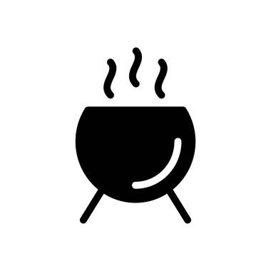 zehirli vektör sembolü düz simgesi