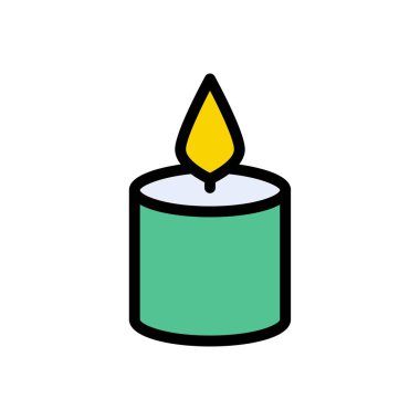 alev vektörü düz renk simgesi