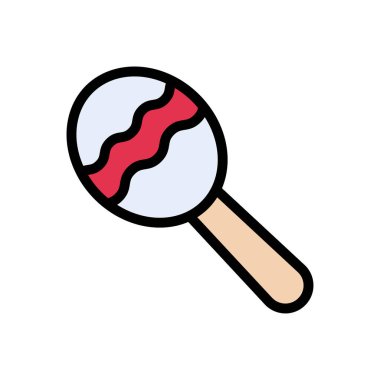 Salla vektör düz renk simgesini