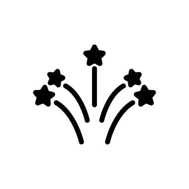 Kutlama vektörü düz simgesi