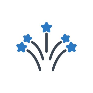 kutlama vektörü renk simgesi