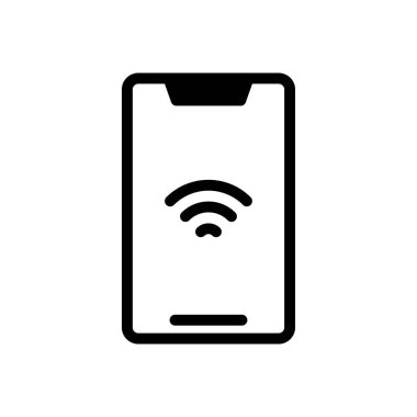 İnternet vektör simgesi düz simgesi