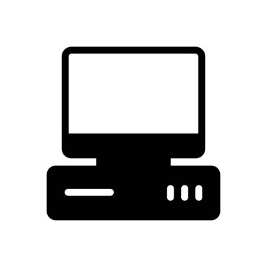 PC vektör düz simge