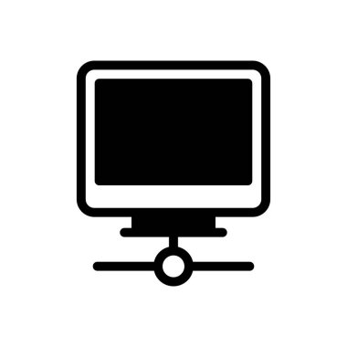 bilgisayar vektörü simgesi düz simgesi