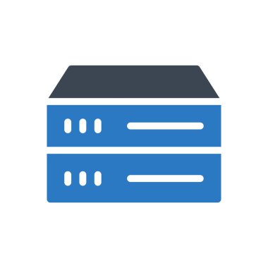 veritabanı vektör renk simgesi