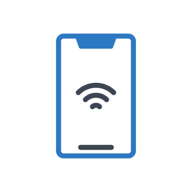 İnternet vektör renk simgesi