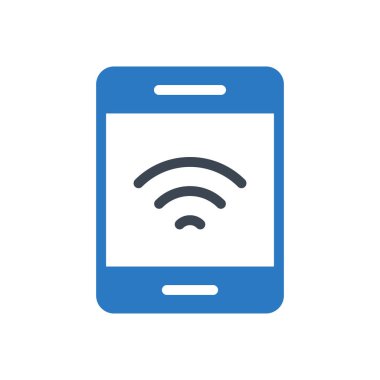 İnternet vektör renk simgesi