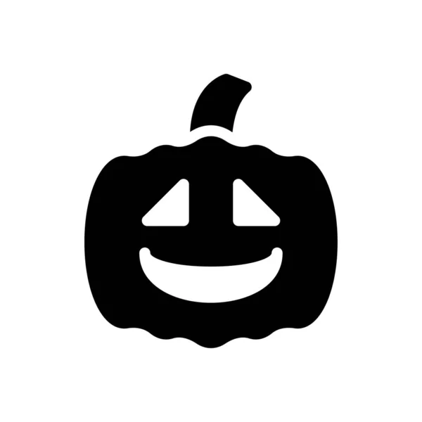 Halloween Vektor Glyphen Flaches Symbol — Stockvektor