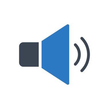 ses vektörü renk simgesi