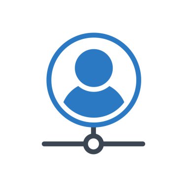 kullanıcı vektörü renk simgesi