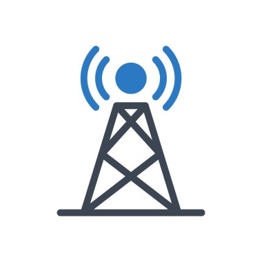 Sinyal vektörü renk simgesi