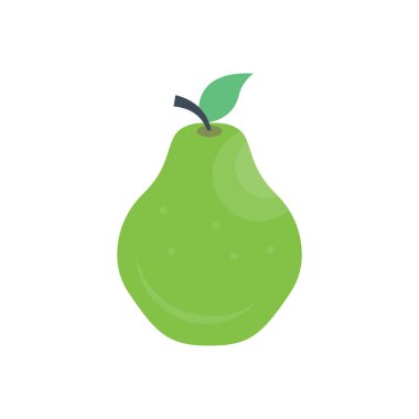 meyve vektörü düz renk simgesi