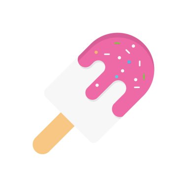 Lolipop vektör düz renk simgesi