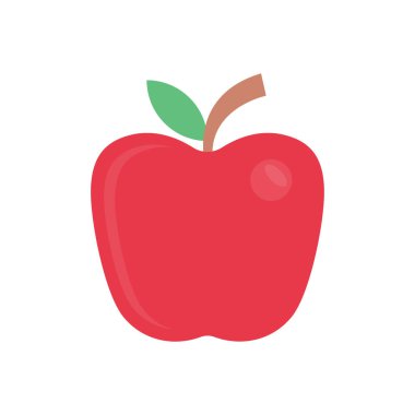 meyve vektörü düz renk simgesi