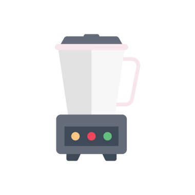 Karıştırıcı vektör düz renk simgesi