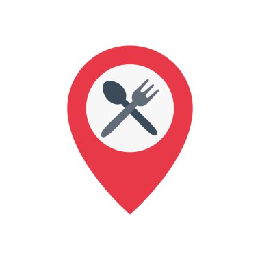 Otel vektörü düz renk simgesi