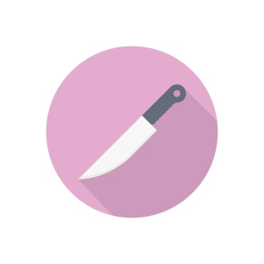 vektör düz renk simgesini kes