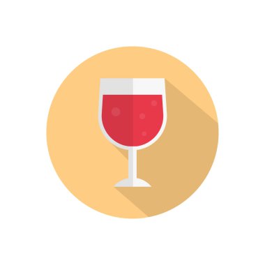 içecek vektörü düz renk simgesi