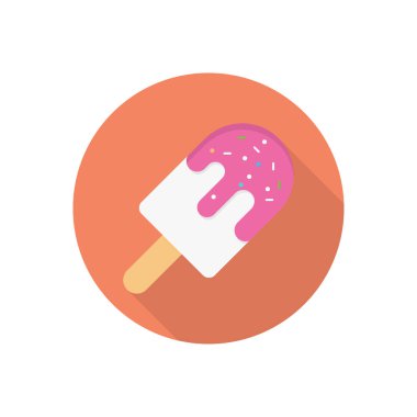 Lolipop vektör düz renk simgesi