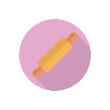 pin vektörü düz renk simgesi