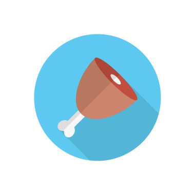 sığır vektörü düz renk simgesi