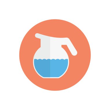 su vektörü düz renk simgesi