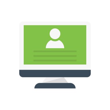 hesap vektörü düz renk simgesi