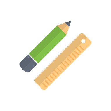 dizayn vektörü düz renk simgesi