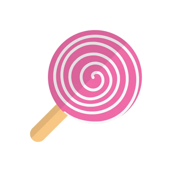 Candy Vector Flat Color Icon — Stock Vector