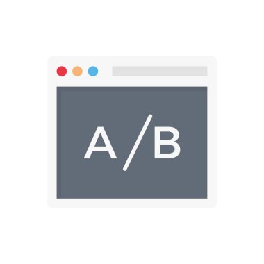 web sitesi vektörü düz renk simgesi