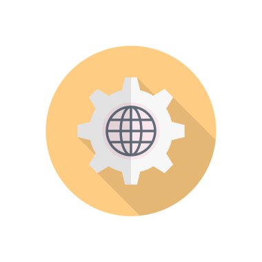 vektör düz renk simgesini ayarla