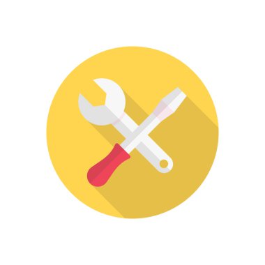 vektör düz renk simgesini düzelt