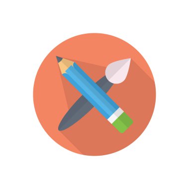 yaratıcı vektör düz renk simgesi