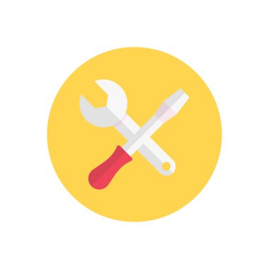 vektör düz renk simgesini düzelt