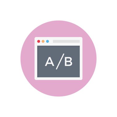 web sitesi vektörü düz renk simgesi