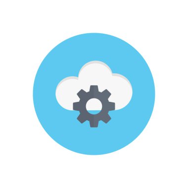 Web vektörü düz renk simgesi