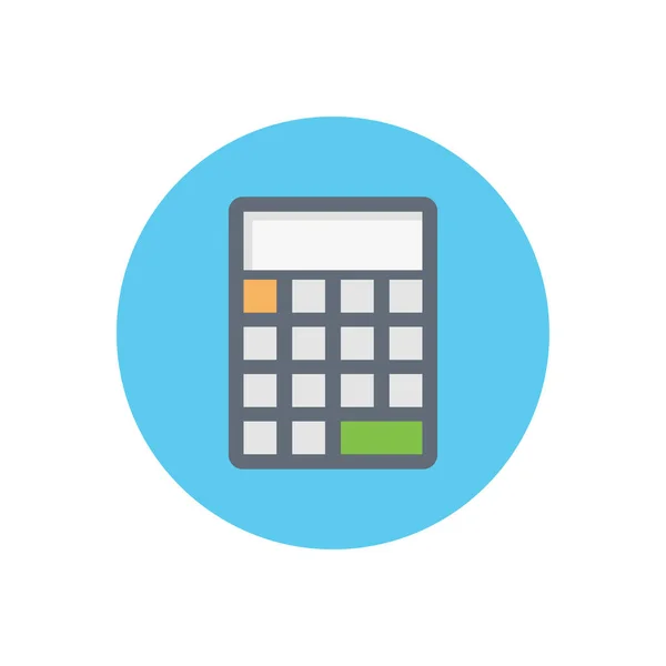 Accounting Vector Flat Color Icon — Stock Vector