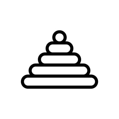 oyuncak vektör ince çizgi simgesi