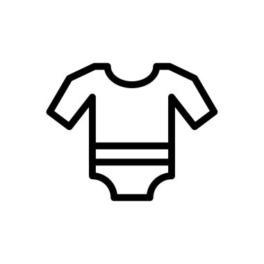 Kumaş vektörü ince çizgi simgesi