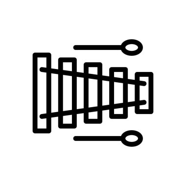 Music vector thin line  icon vector