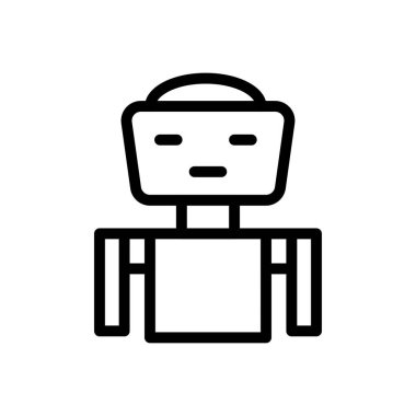 oyuncak vektör ince çizgi simgesi