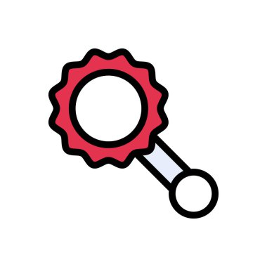 Salla vektör düz renk simgesini