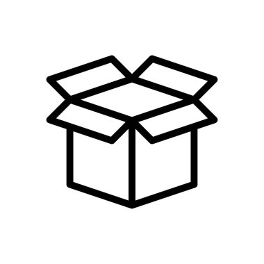 vektör ince çizgi simgesini aç