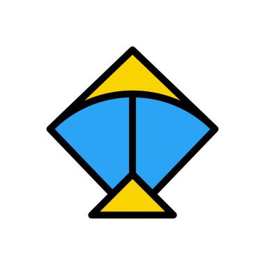 oyuncak vektör düz renk simgesi