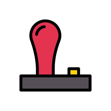 oyun vektörü düz renk simgesi