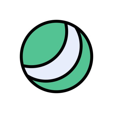 vektör düz renk simgesini çal