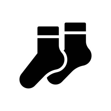 çorap vektör düz simge
