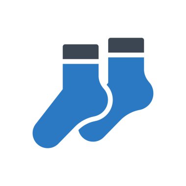 çorap vektör renk simgesi