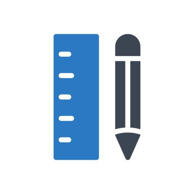 cetvel vektör renk simgesi