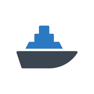 tekne vektör renk simgesi
